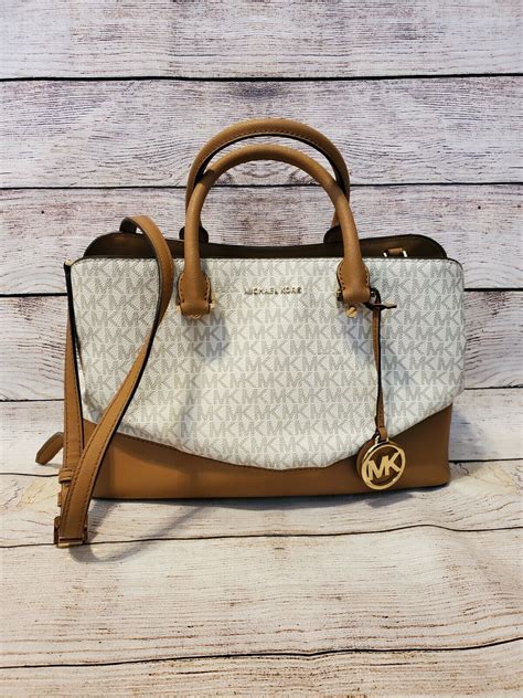 michael kors savannah signature satchel|Savannah Large Signature Logo Satchel .